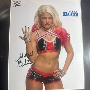 WWE Alexa Bliss Autographed Photo